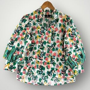 🎉5 for $45🎉 Emily Lovelock top blouse shirt size XS